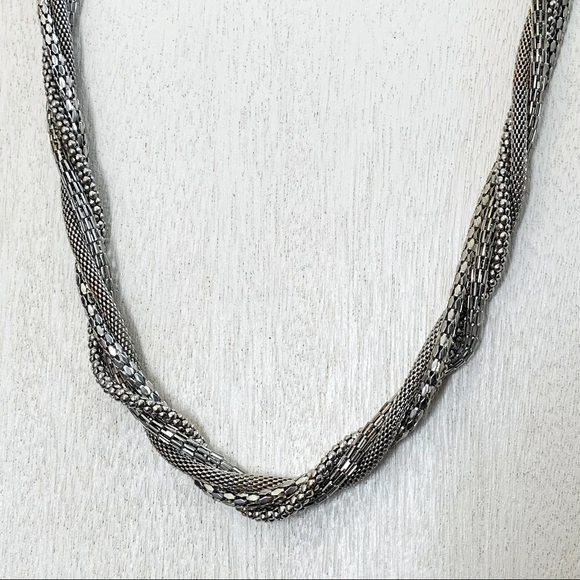 Long Silver Chain Necklace - Picture 2 of 2